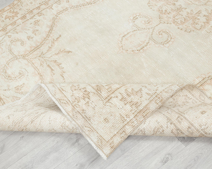 Pink Oushak Rug 4' 10" x 8' 1" | No. VR82673