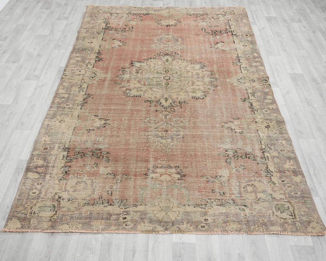 Muted Oushak Rug 5' 10" x 8' 6" | No. VR14511
