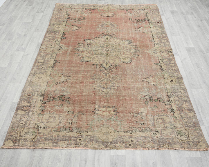 Muted Oushak Rug 5' 10" x 8' 6" | No. VR14511