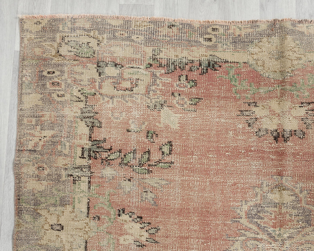Muted Oushak Rug 5' 10" x 8' 6" | No. VR14511