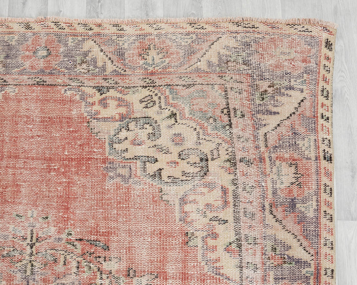 Pastel Oushak Rug 5' 8" x 9' | No. VR36411