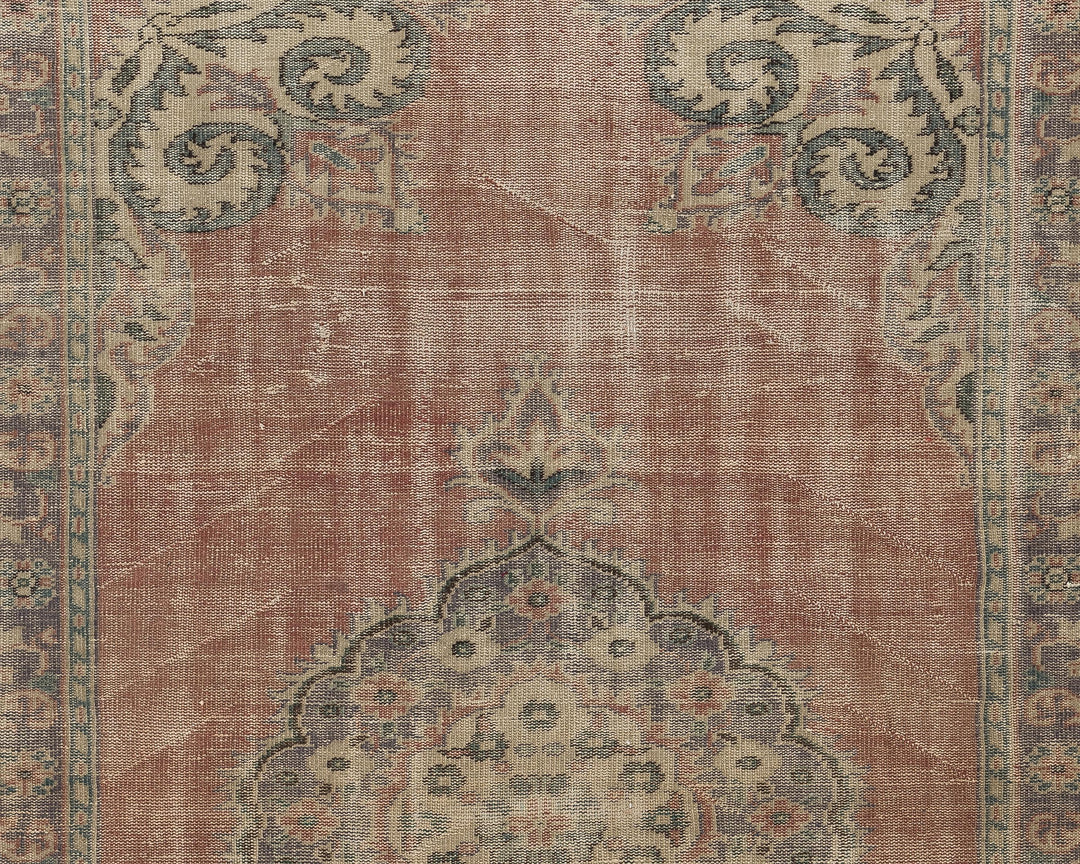 Rust Oushak Rug 5' 4" x 8' 6" | No. VR64831