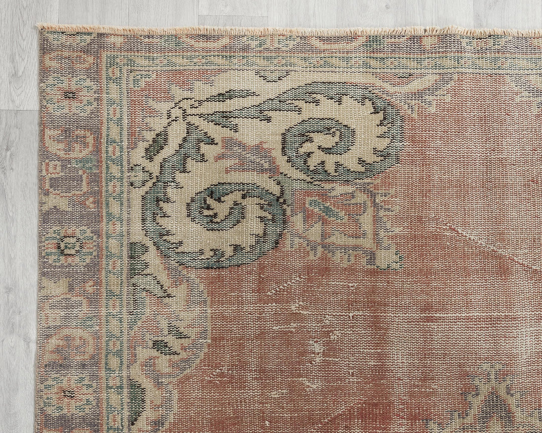 Rust Oushak Rug 5' 4" x 8' 6" | No. VR64831