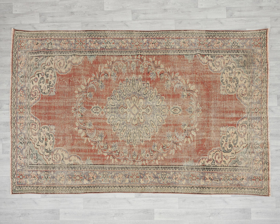 Oushak Rug 6' x 9' | No. VR63603