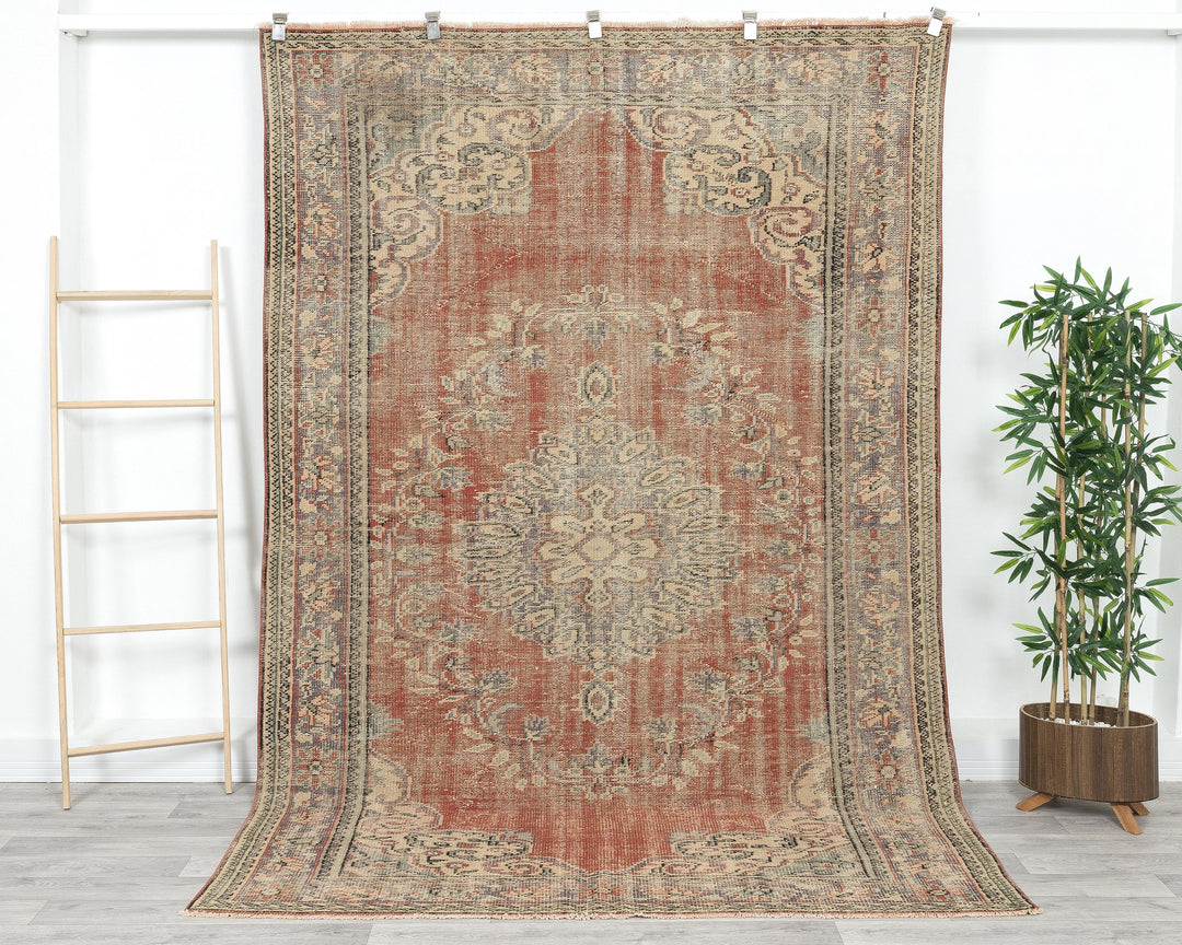 Oushak Rug 6' x 9' | No. VR63603