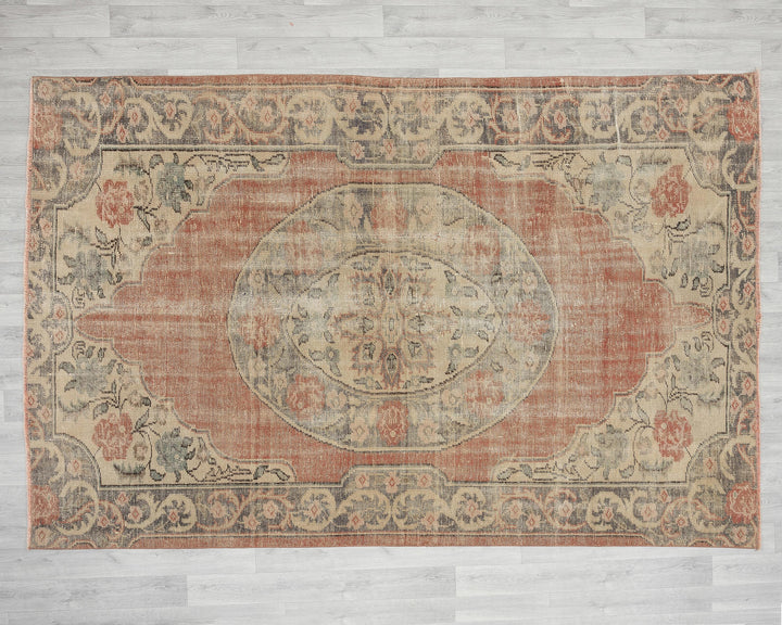 Oushak Rug 6' 1" x 9' 1" | No. VR75314