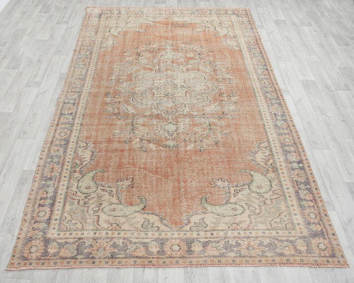 Oushak Rug 5' 8" x 9' 1" | No. VR47274