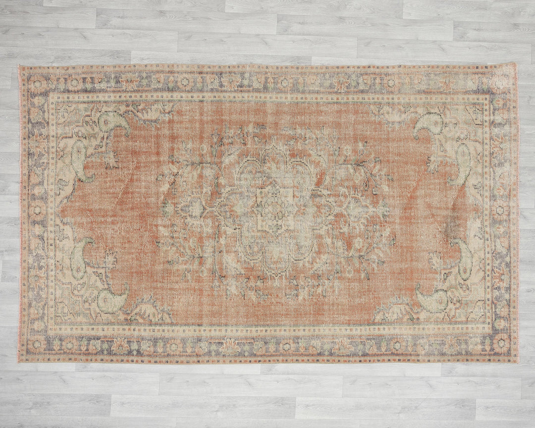Oushak Rug 5' 8" x 9' 1" | No. VR47274