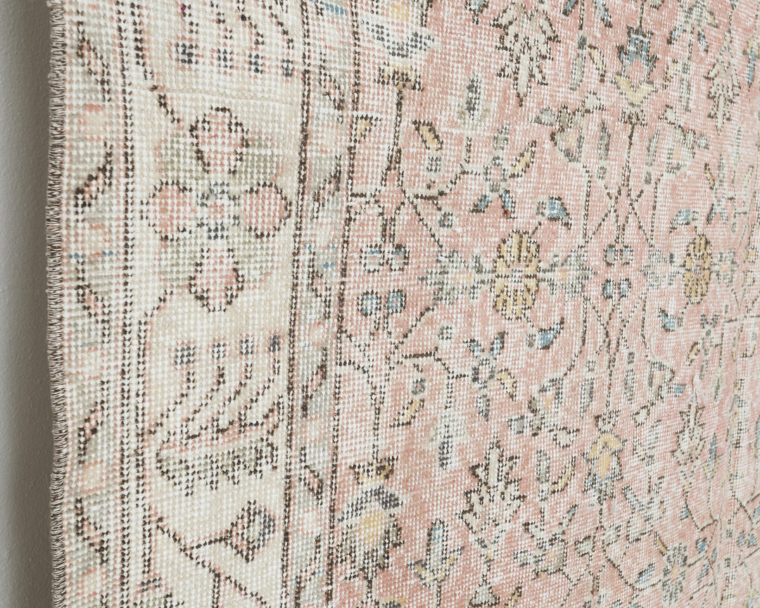 Pink Oushak Rug 5' 8" x 9' 7" | No. VR96976