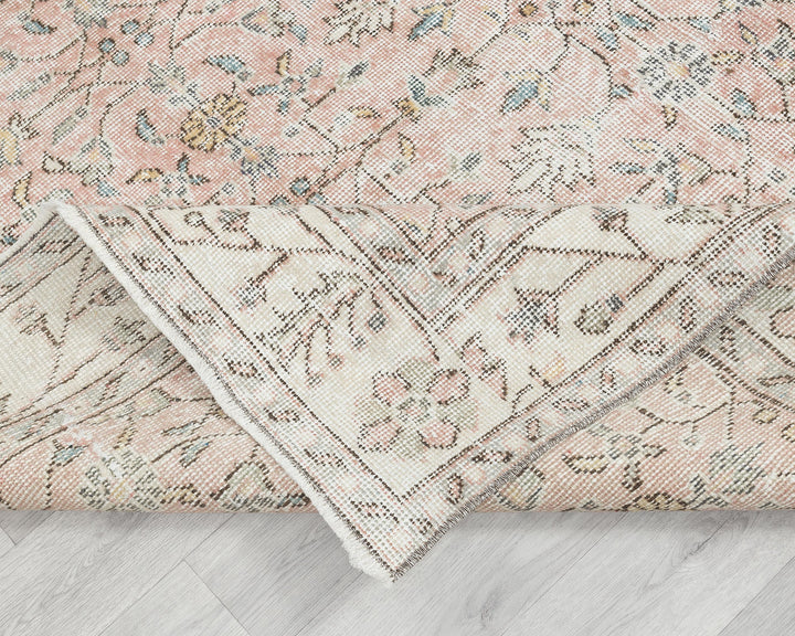 Pink Oushak Rug 5' 8" x 9' 7" | No. VR96976