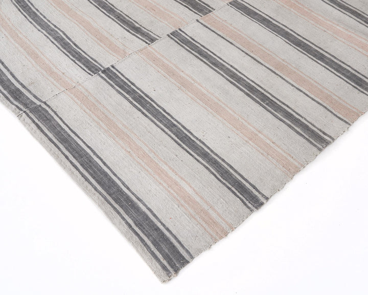 Neutral Kilim Rug 6' 8" x 10' 4" | No. VR16928