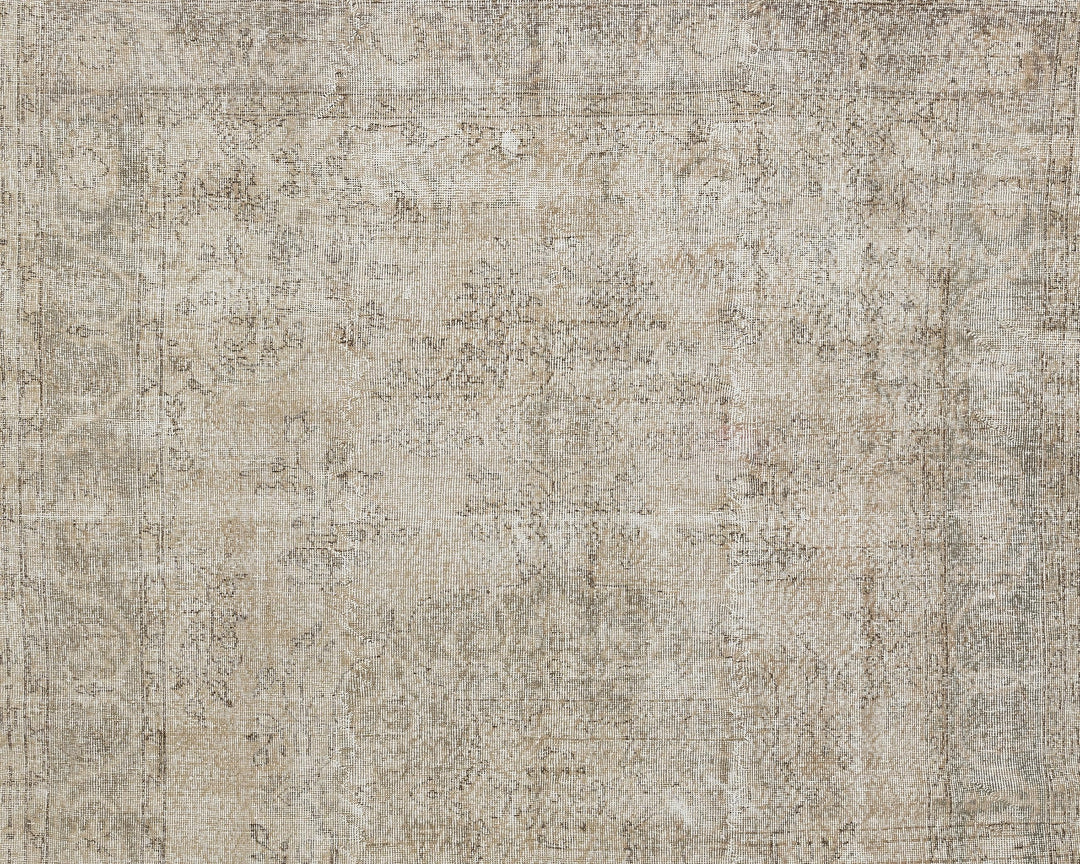 Beige Oushak Rug 6' 9" x 10' | No. VR68568