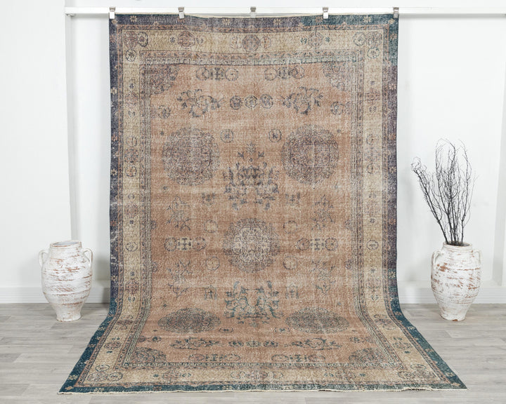 Vintage Turkish Rug 6' 7" x 10' 4" | No. VR99957