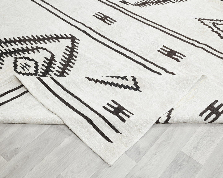 Black Kilim Rug 9' 9" x 12' 10" | No. VR51405