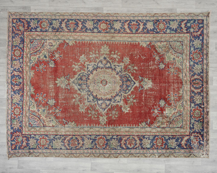 Oushak Rug 6' 11" x 9' 1" | No. VR57505