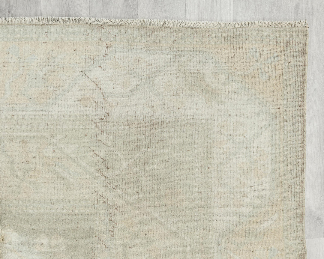 Beige Oushak Rug 5' 5" x 9' 6" | No. VR98399