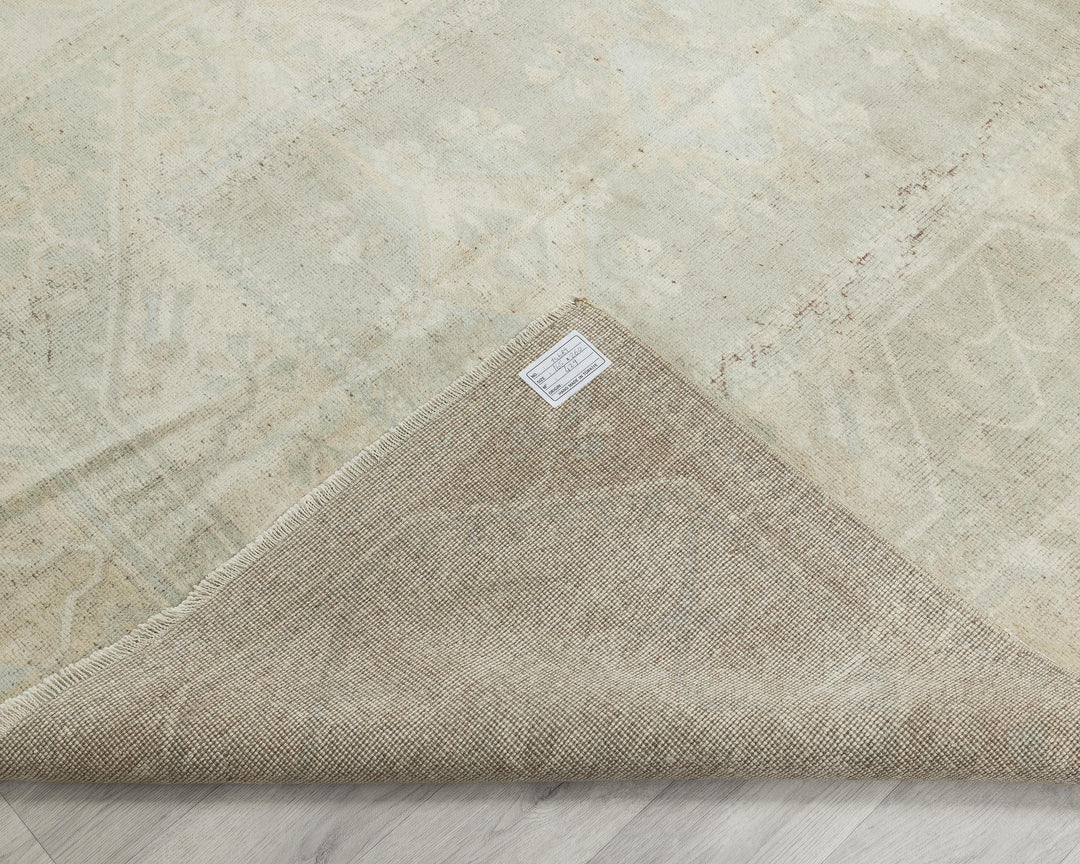 Beige Oushak Rug 5' 5" x 9' 6" | No. VR98399