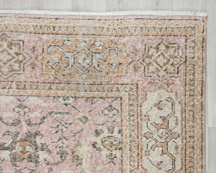 Faded Oushak Rug 7' x 11' | No. VR39054