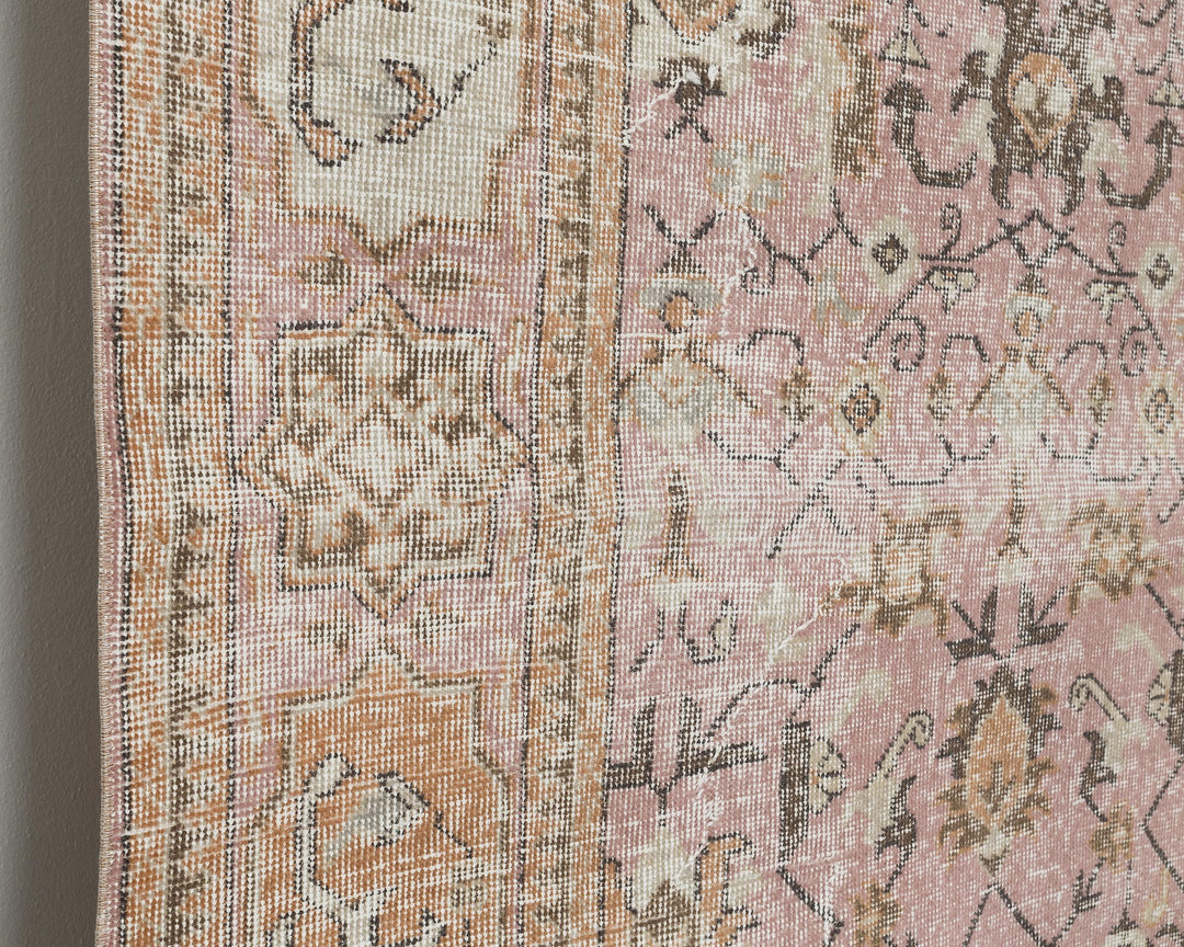 Faded Oushak Rug 7' x 11' | No. VR39054