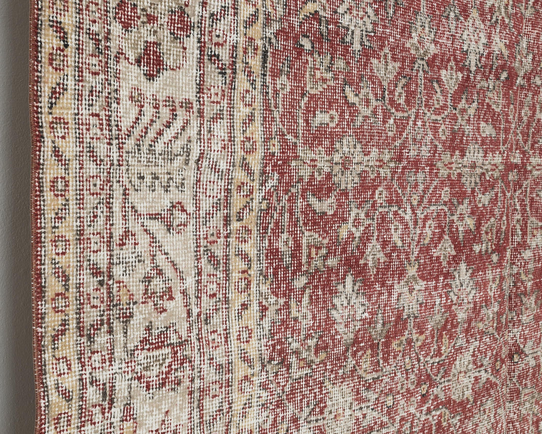 Neutral Oushak Rug 6' 6" x 10' 6" | No. VR56689