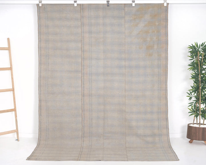 Neutral Kilim Rug 5' 11" x 8' 1" | No. VR15658