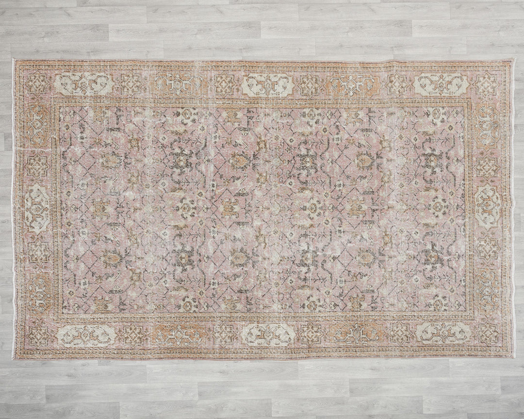 Faded Oushak Rug 7' x 11' | No. VR39054