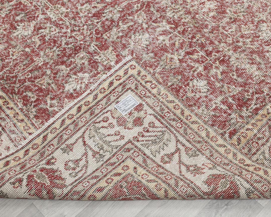 Neutral Oushak Rug 6' 6" x 10' 6" | No. VR56689