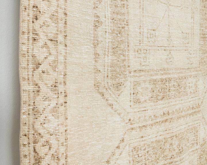 Beige Runner Rug 3' 11" x 10' 8" | No. VR30318