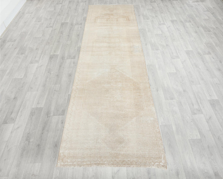 Neutral Runner Rug 3' 5" x 12' 1" | No. VR15973