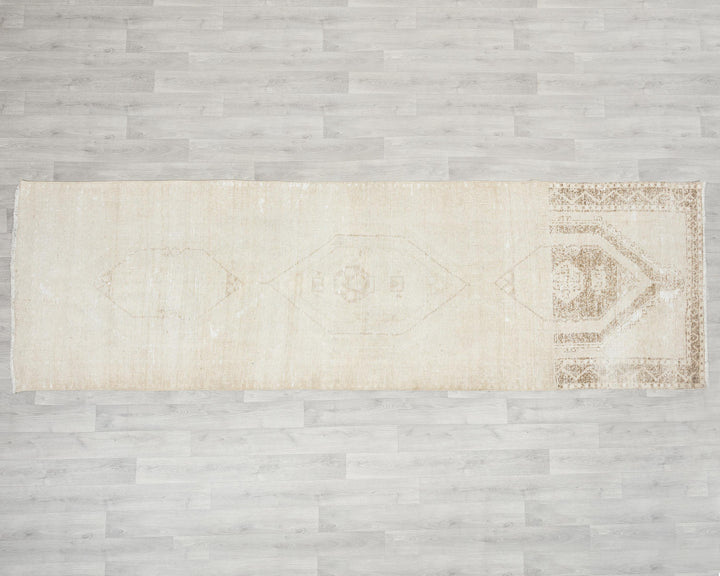 Beige Runner Rug 3' 7" x 11' 6" | No. VR28086