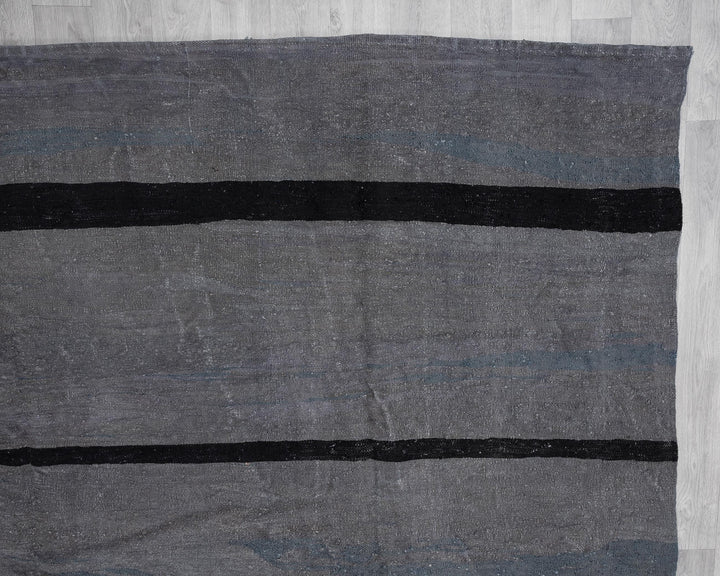 Gray Kilim Rug 9' 6" x 13' 1" | No. VR83615