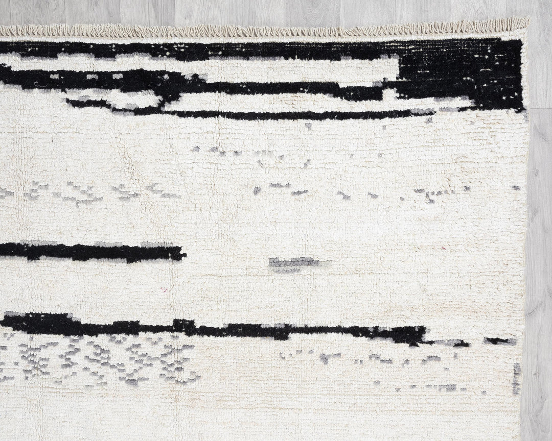 Black Vintage Turkish Rug 7' 7" x 11' 5" | No. VR44442
