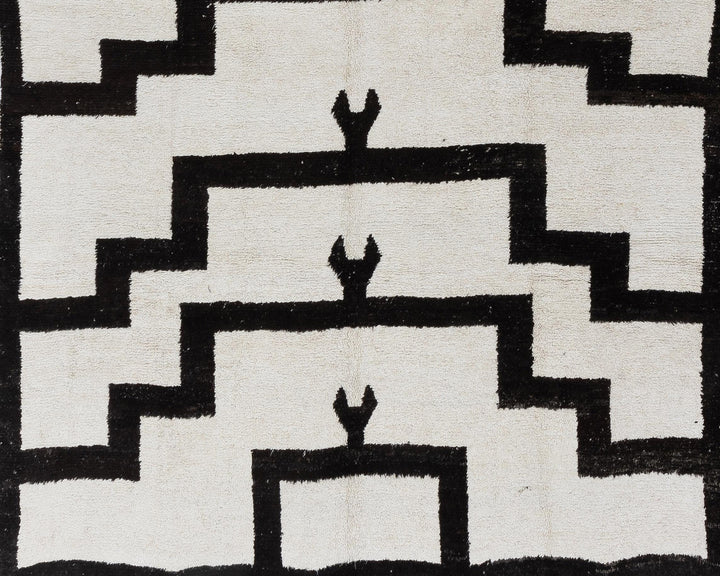 Black Vintage Turkish Rug 9' 5" x 12' 5" | No. VR80788