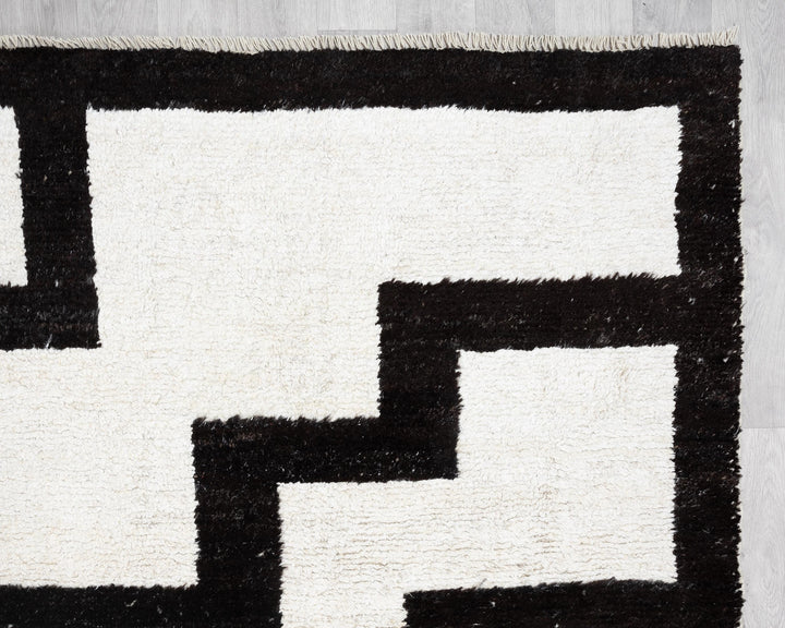Black Vintage Turkish Rug 9' 5" x 12' 5" | No. VR80788