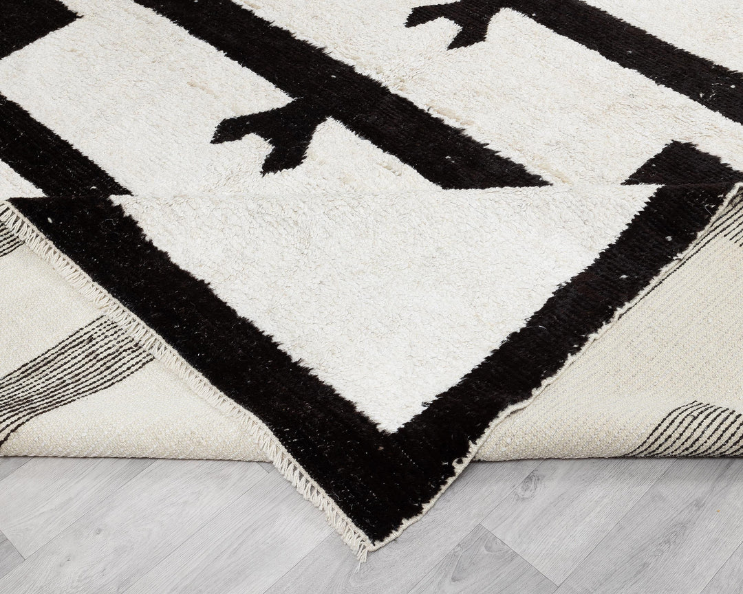 Black Vintage Turkish Rug 9' 5" x 12' 5" | No. VR80788