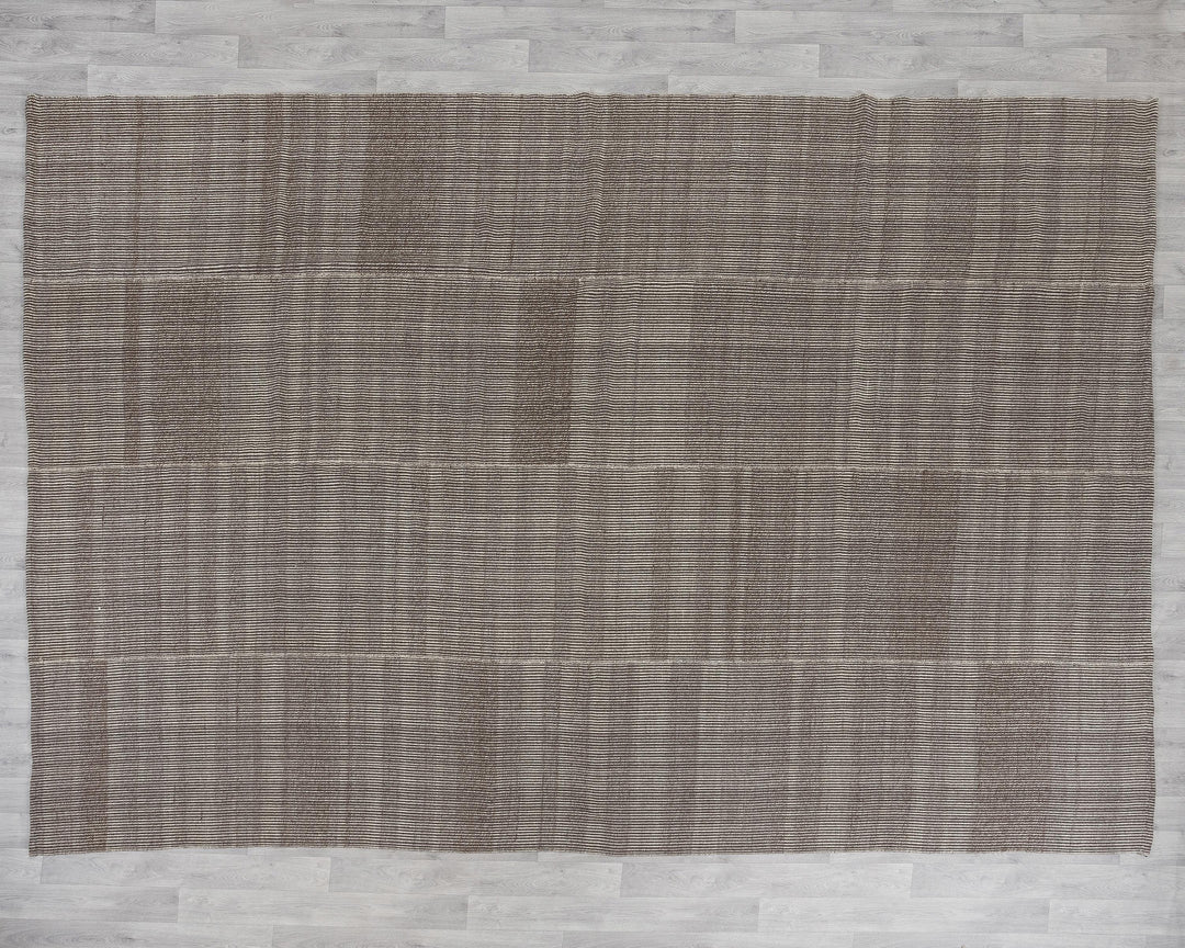Brown Kilim Rug 9' x 12' 7" | No. VR11999