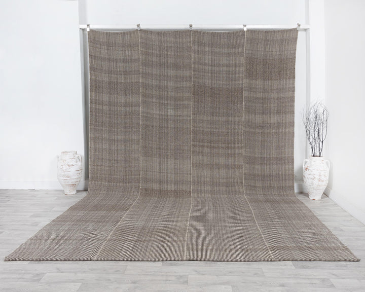Brown Kilim Rug 9' x 12' 7" | No. VR11999