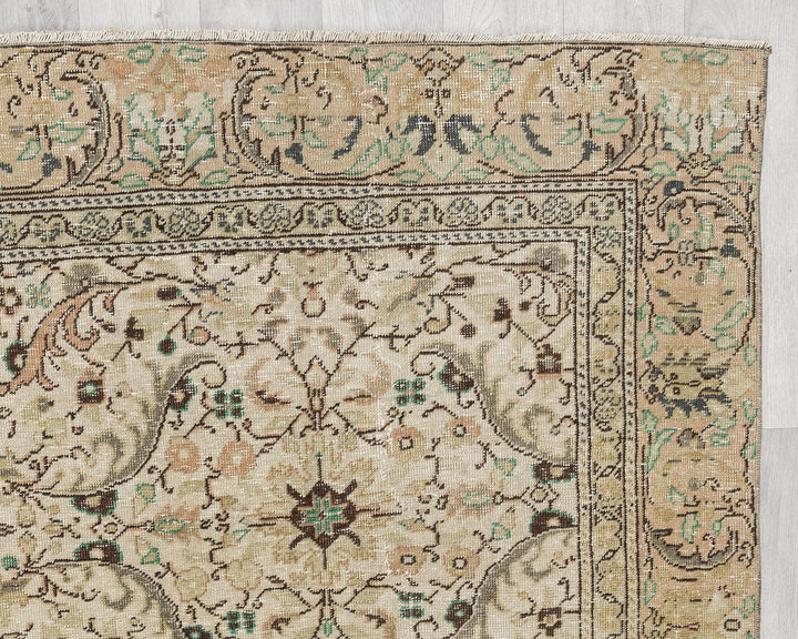 Muted Oushak Rug 5' 10" x 8' 10" | No. VR97139