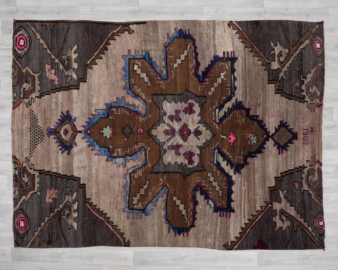 Rust Oushak Rug 6' 5" x 8' 2" | No. VR41610