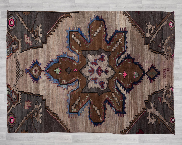 Rust Oushak Rug 6' 5" x 8' 2" | No. VR41610