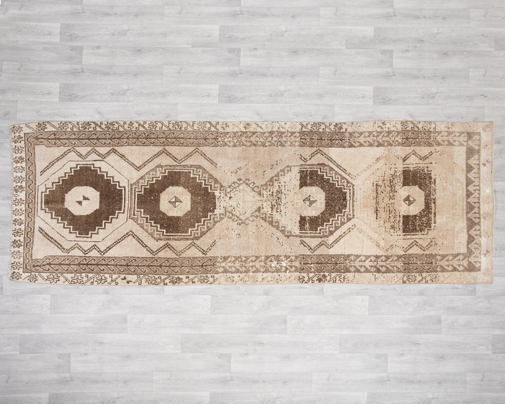 Beige Runner Rug 3' 6" x 10' 1" | No. VR25626
