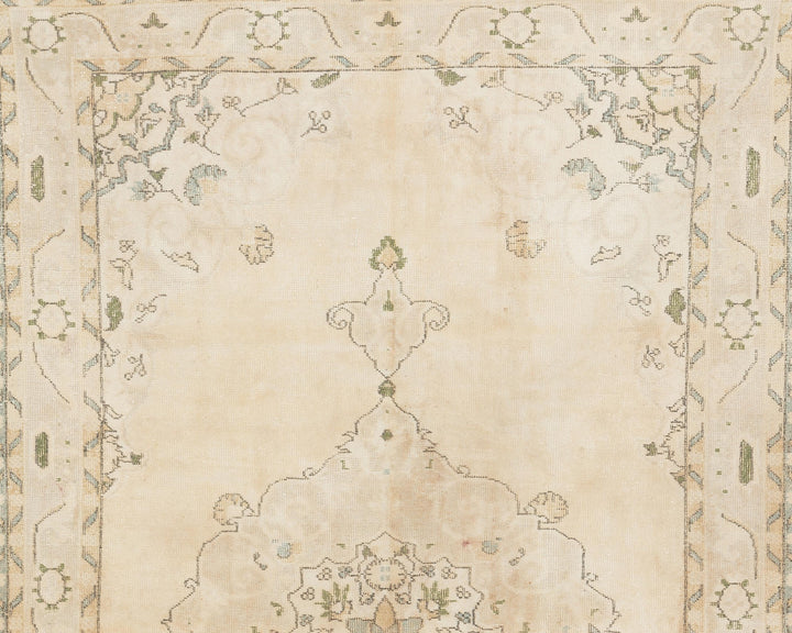 Beige Turkish Oushak Rug 10' 4" x 6' 3" Hand-Knotted view