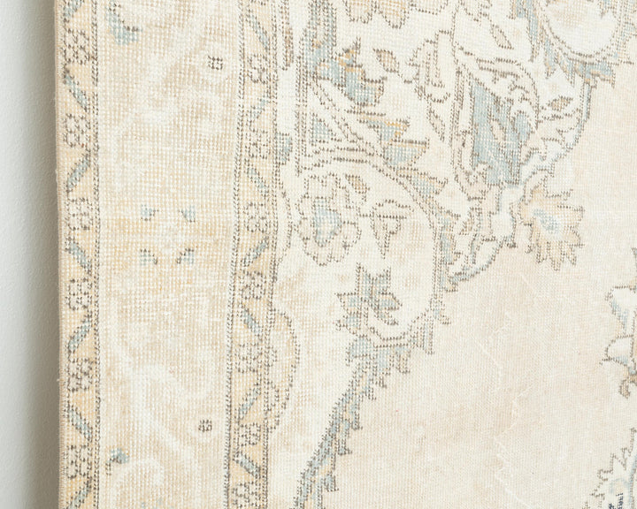 Beige Oushak Rug 6' 1" x 9' 10" | No. VR79741