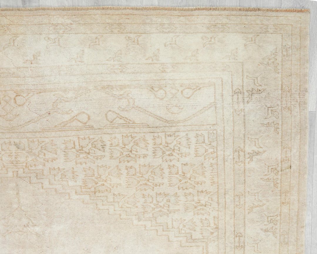 Neutral Oushak Rug 5' 11" x 9' 9" | No. VR10234