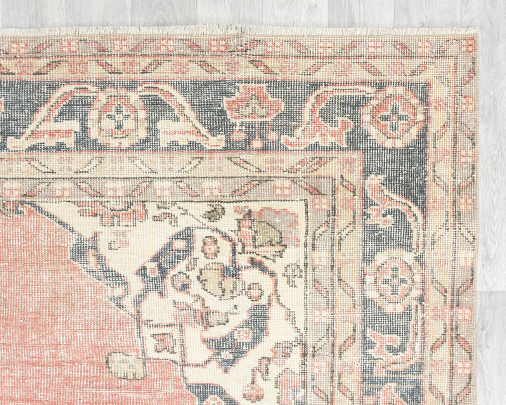 Pink Oushak Rug 10' 6" x 6' 4" | No. VR46451