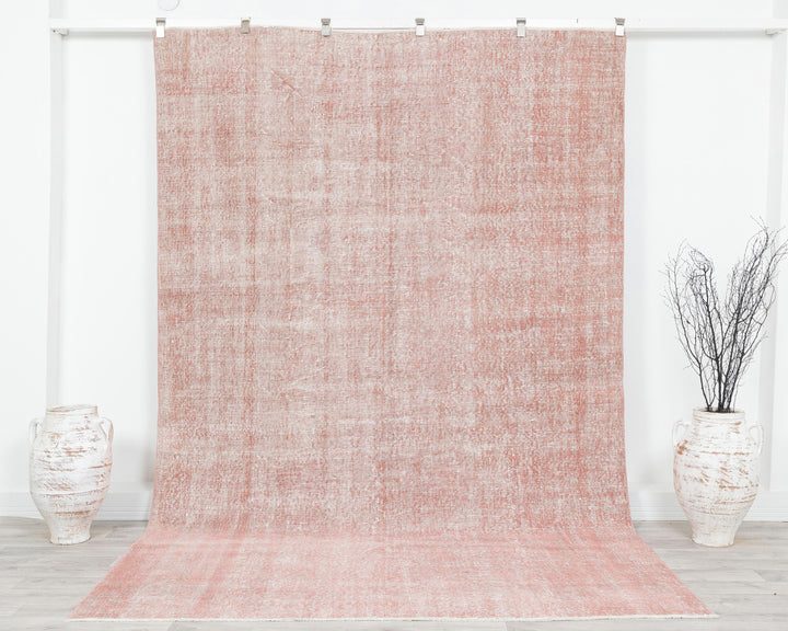 Pink Oushak Rug 6' 6" x 10' 2" | No. VR24862