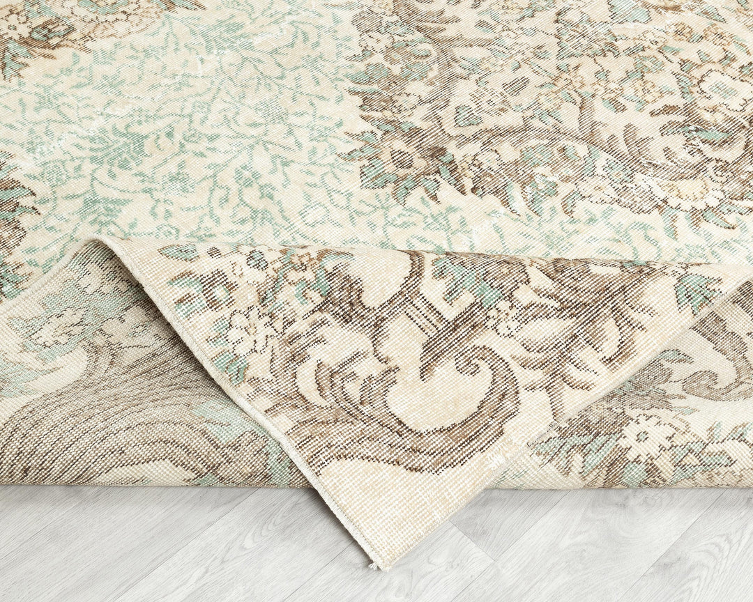Faded Oushak Rug 10' 2" x 6' 9" | No. VR32056