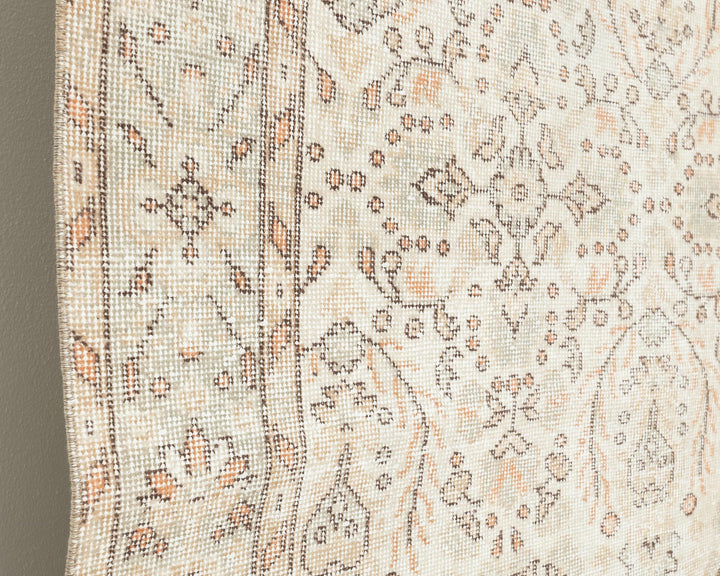 Beige Oushak Rug 10' 4" x 6' 9" | No. VR94920