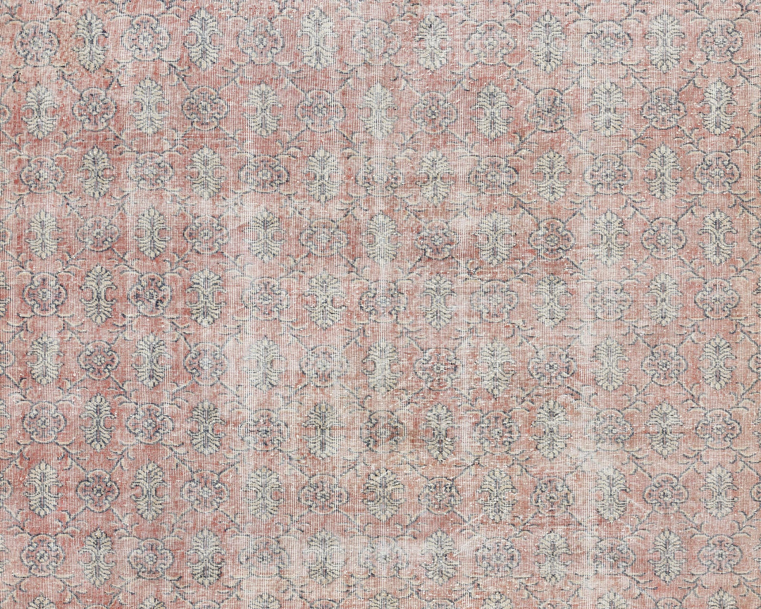 Pink Oushak Rug 10' 4" x 7' 3" | No. VR71055