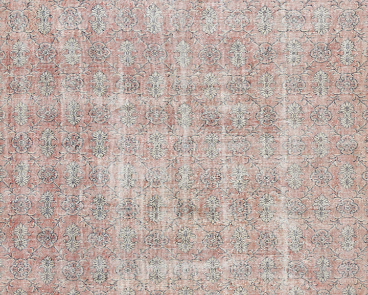 Pink Oushak Rug 10' 4" x 7' 3" | No. VR71055